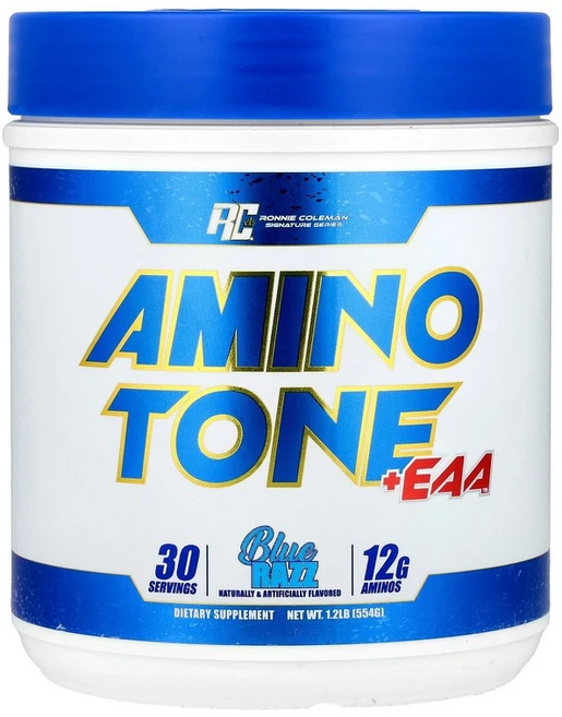 Ronnie Coleman Signature Series Amino Tone + EAA™ Blue Razz 1.2 lb [554 g], 548 g, 1개 - 쿠팡