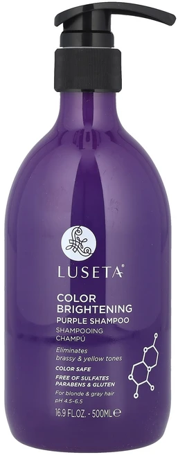 건강챙기세요 Luseta Beauty 컬러 브라이트닝 퍼플 샴푸 금발 및 새치 500ml(16.9fl oz) 백살까지오래오래, LusetaBeauty컬러브라이트닝퍼플샴푸금발및새치50 - 쿠팡