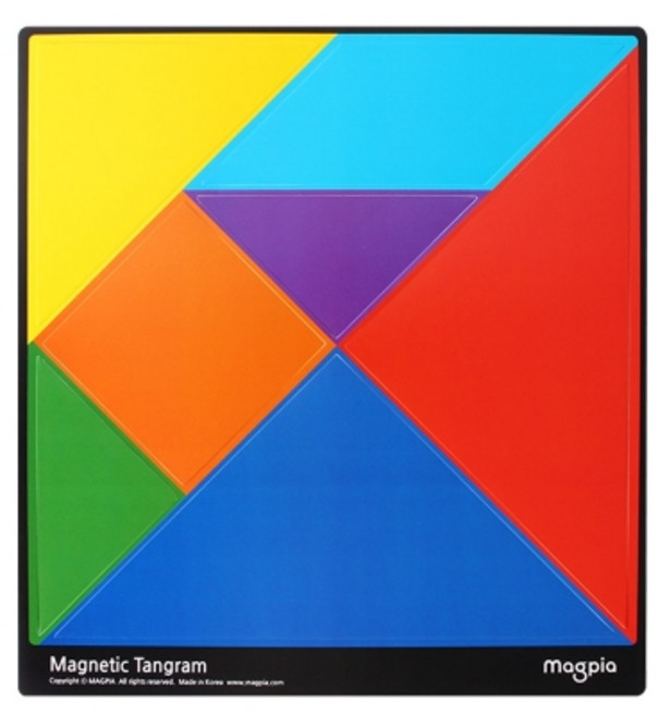 제삼오스토어 자석칠교놀이 교사용 도안 교육완구 도형자석 학습