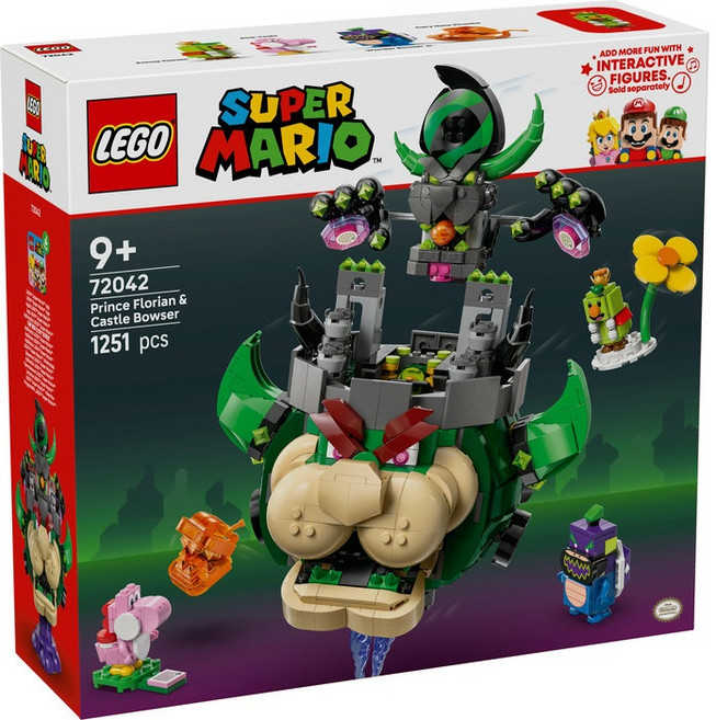 樂高 72042 超級瑪利歐 弗洛裡安王子 & 庫巴城堡, 1個, 混色