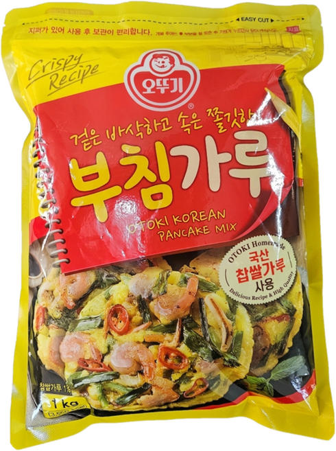 오뚜기 겉은 바삭하고 속은 쫄깃한 부침가루 1kg 2개 부침