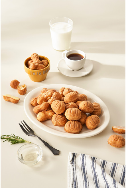 [경주 서라벌다과] 부드럽고 달콤한 백앙금 수제 왕밤빵, 3개, 160g