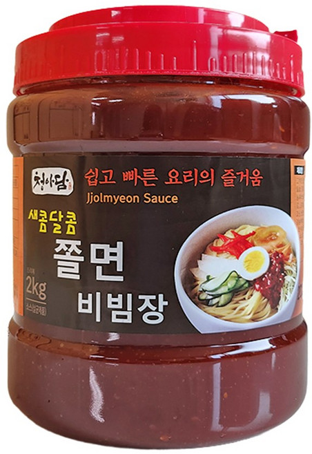 청아담 쫄면 소스 2kg 쫄면양념 분식 재료, 1개