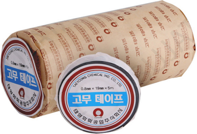 태영 전기 절연용 고무테이프 씰링 방수 19mm x 5M 10개입, 1개