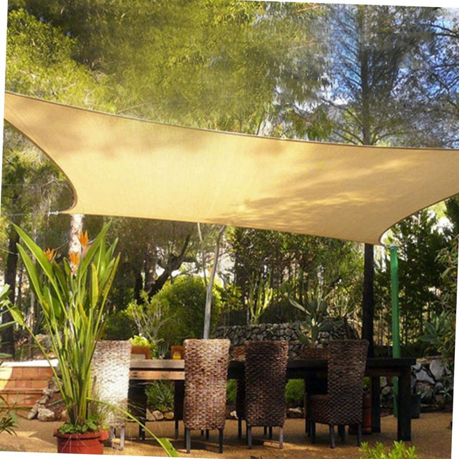 패브릭 썬쉐이드 사각 2x3 차광막 천막 그늘막 가림막 옥상그늘막 정원그늘막 펜션그늘막, 패브릭썬쉐이드, 사각2x3 크림