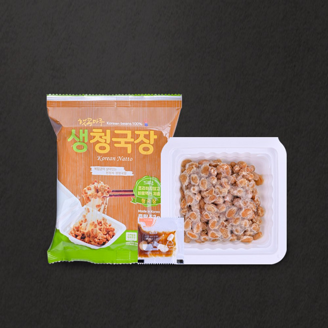 햇콩마루 바로먹는 생청국장(낫또형) 53g, 60개