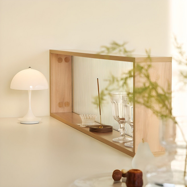 메종드꼼마 몽드 유리파티션 1000 라인, 내추럴