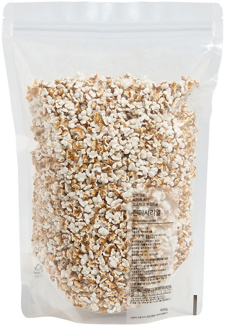 방앗간청년 압력으로 볶은 고소하고 부드러운 현미시리얼, 1개, 400g