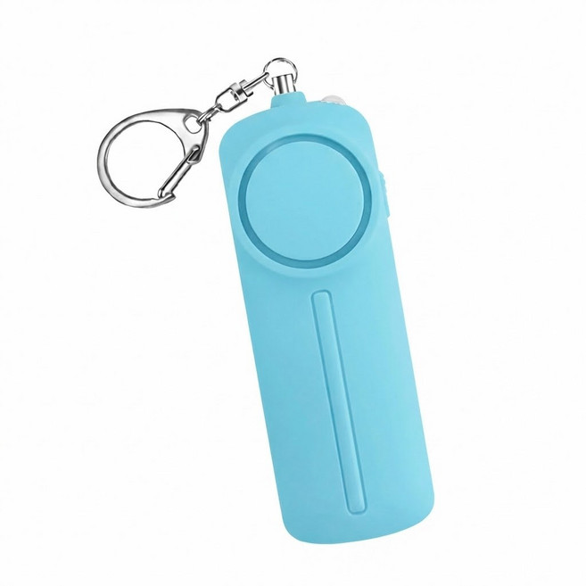 KeeBright 호신용 경보기 130dB 키링 경보기 여성 초등학생 책가방 방범부저 호신용 호루라기 입학선물, 푸른색, 1개