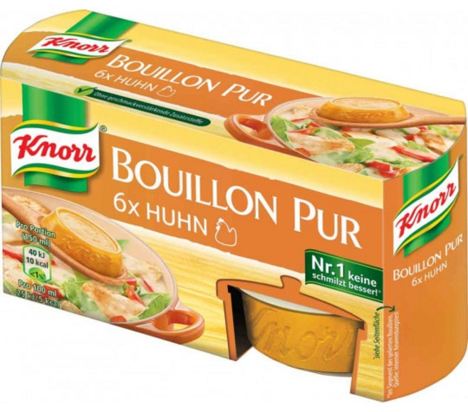 크노르 치킨 스톡 큐브 6개 168g