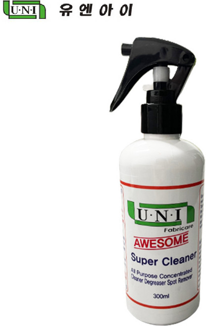 유엔아이 종합오염제거제 슈퍼 크리너 강력한 만능 잉크 커피 얼룩 제거제 흰옷 의류 옷 운동화, 1개