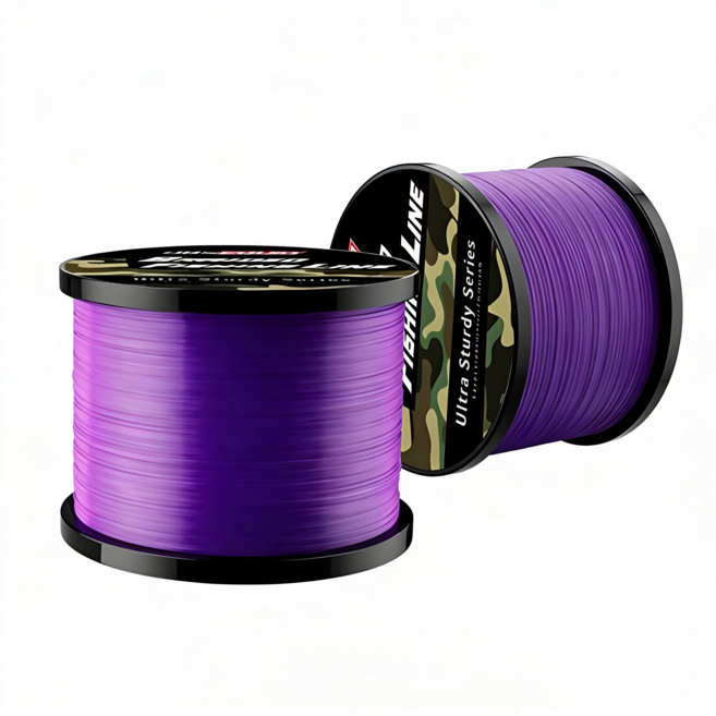 나일론 낚시줄 모노라인 바다 민물 원줄 500m, 1개, 퍼플