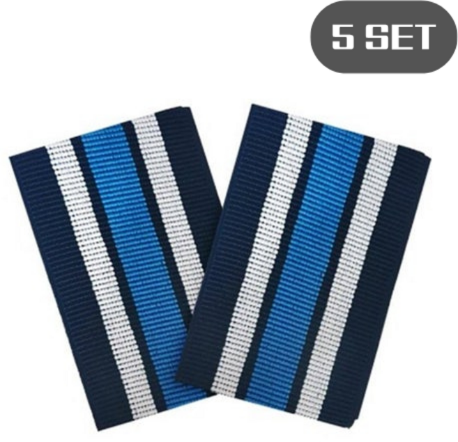 현장 발목보호 안전호보구 일반형 안전각반 5개 아대, 파랑 + 백색 + 검정, 5세트