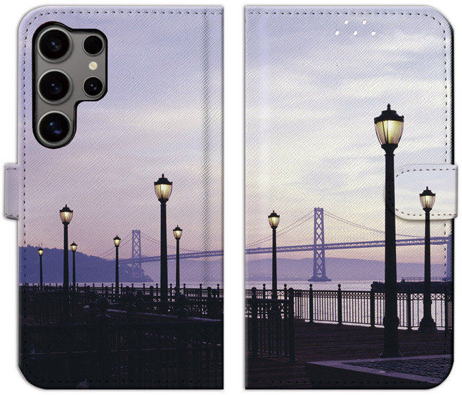 HB 디자인 세계의밤하늘 가죽 다이어리 지갑형 휴대폰 케이스