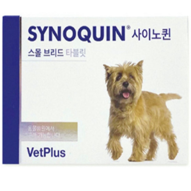 벳플러스 사이노퀸 강아지 독 소형견 정타입 스몰브리드 관절 영양제 타블렛, 30회분, 관절+눈건강, 1개