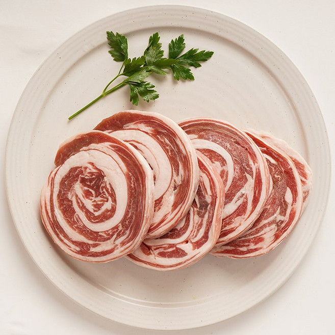 (램스푸드) 양고기 양삼겹 냉동 500g 구이용 캠핑 맥주안주 모닝양삼겹, 1개, 양삼겹(냉동)-500g