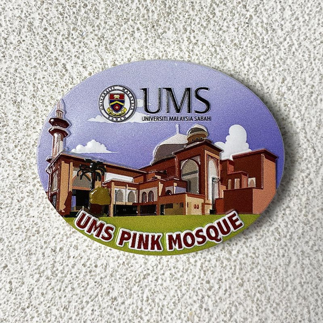 말레이시아 사바 관광 명소 자기 장식 수제 여행 기념품, 01 Malaysia Sabah Touri