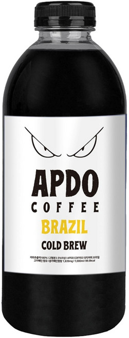 [Apdo.] 압도적인 더치커피 브라질 세하도 콜드브루 원액 깊은 단맛, 1개, 1개입, 1L