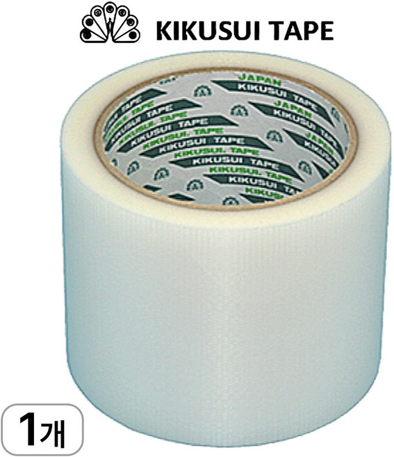 키쿠스이(일본산) 초강력 비닐하우스 보수용 테이프 농사용 차양막 차광막 천막 멀칭 보수용 테이프 80mmX20m (비닐하우스/온실 보수 전용), 1개