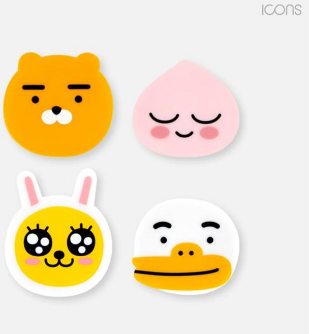 카카오프렌즈 1200 지우개 라이언 어피치 무지 튜브