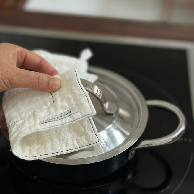 3베어스 정련된 한 손에 딱 좋은 소창 행주 키친크로스, 10개, 3겹