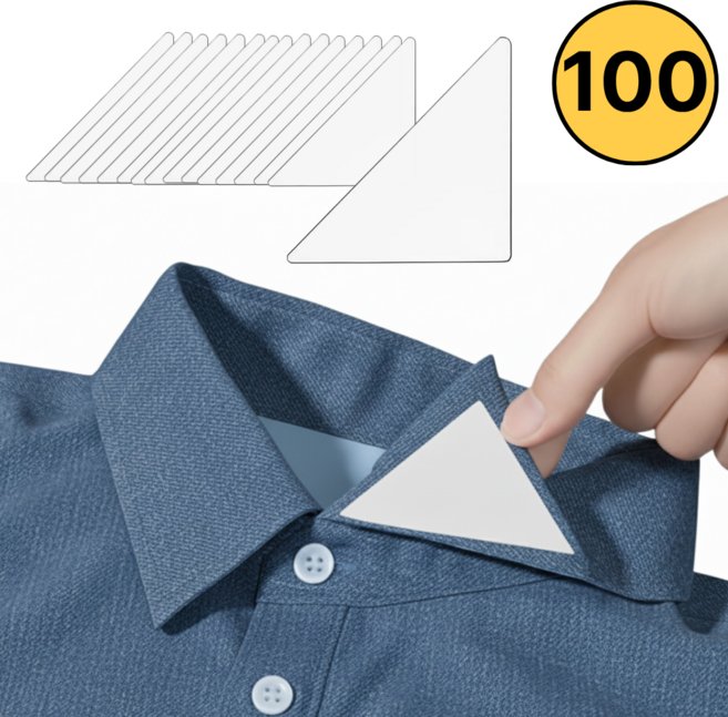 꿀하우스 셔츠 카라 고정 스티커