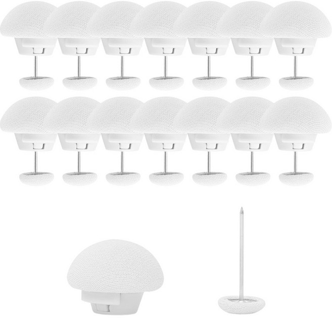 이지적공간 밀림방지 이불 고정핀, 15개, 화이트