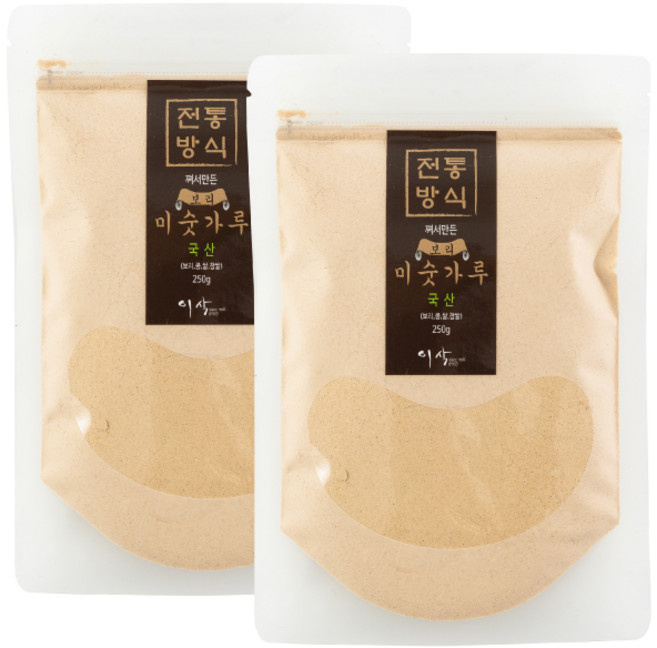 이삭방앗간 국산 옛날보리미숫가루, 750g, 4개