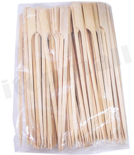 대나무 손잡이 산적 꽂이 10cm 12cm 15cm 과일 포크 전 꼬치 꼬지 명절, ( 12cm ), 1개