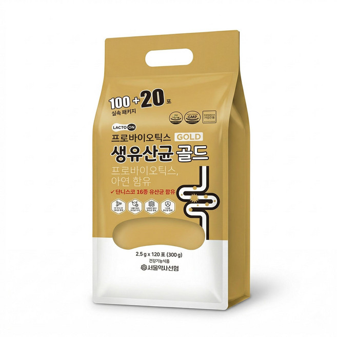 락토온 프로바이오틱스 생유산균 골드2.5g 120개입 1개, 2.5g
