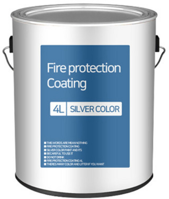 내열페인트 0.9L 600도 내화 내열 난로 흑색, 진회색 0.9리터, 900ml, 1개