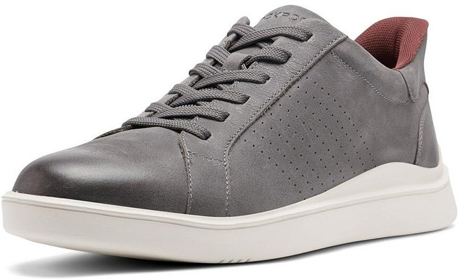 Rockport 남성용 Tristen Step 액티베이티드 레이스업 스니커즈 회색. 154212