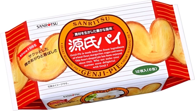 일본 산리츠 12 겐지 과자파이 120g, 3개 - 쿠팡