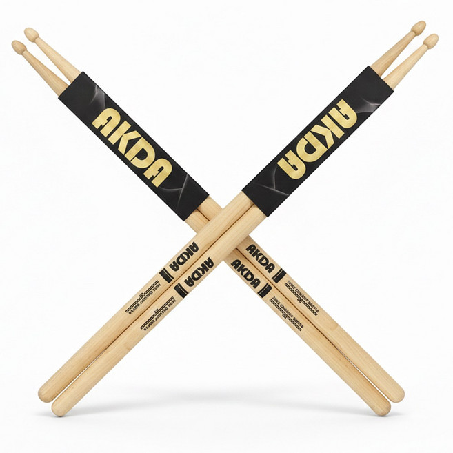 연습용 가성비 드럼스틱 메이플/여성및아이를위해 히코리보다 15% 가볍게제작/손목 힘이 부족한 초보자용, 1세트, 우드