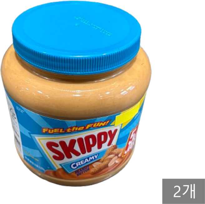 <GoodFOOD>피넛 스키피 크리미 땅콩버터 2.27kg Skippy Creamy Peanut Butter 2.27kg, 2개