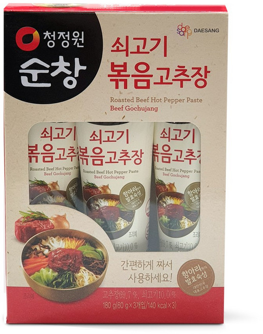 청정원 쇠고기볶음고추장, 180g, 17개