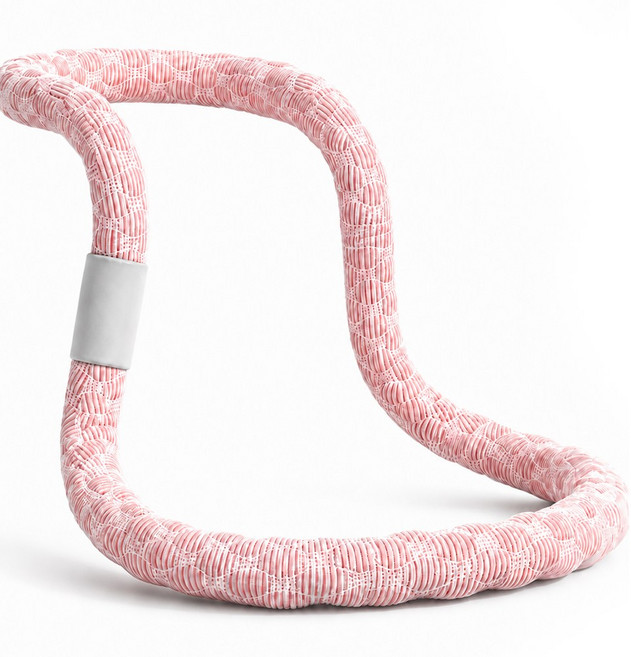뱃살삭제 전신 다이어트 홈트 아이스 실크 고탄성 소프트 스프링 훌라후프, 1개, 연핑크, 2.5kg
