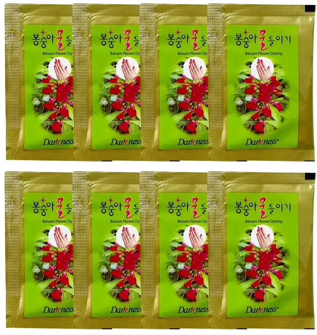 다크니스 봉숭아 물들이기 8P, 8개 - 쿠팡