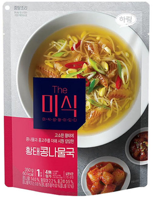 더미식 황태콩나물국, 350g, 4개