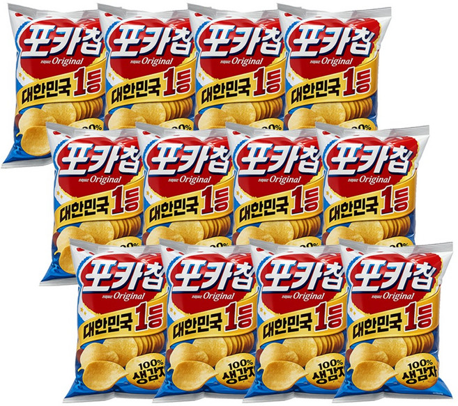 오리온 포카칩 오리지널, 110g, 12개