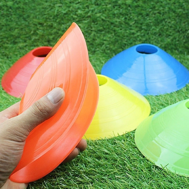 훈련보조용품 축구드리블접시 체육트레이닝포인트 훈련트레이 PE 185mm 5종, 옵션, 1개