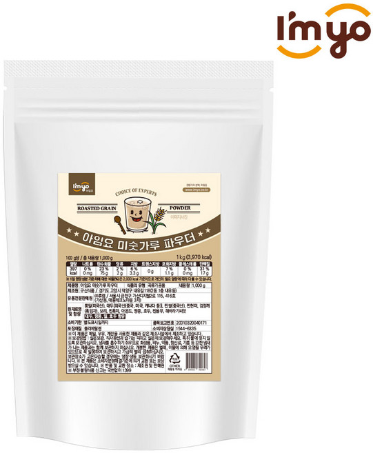 아임요 미숫가루 파우더, 1개, 1kg