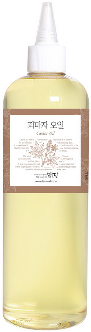 피마자오일 피마자유 캐스터오일 아주까리기름, 500ml, 1개
