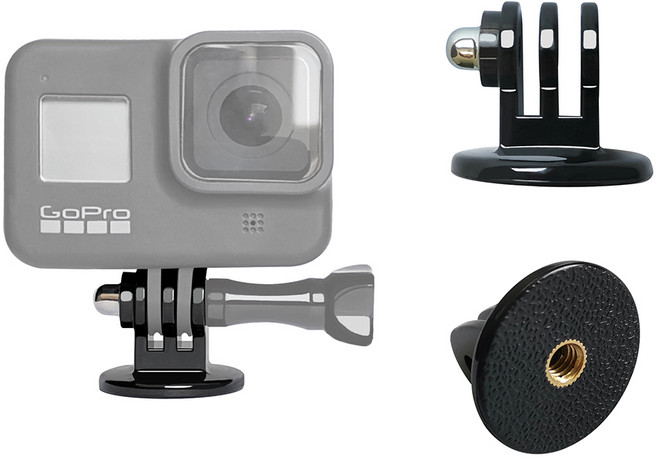 고프로 연결부 삼각대 마운트 액션캠 악세사리, 1개