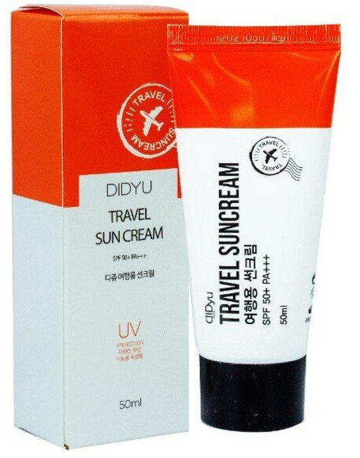 디쥬 여행용 썬크림 50ml SPF 50+ PA+++, 1개