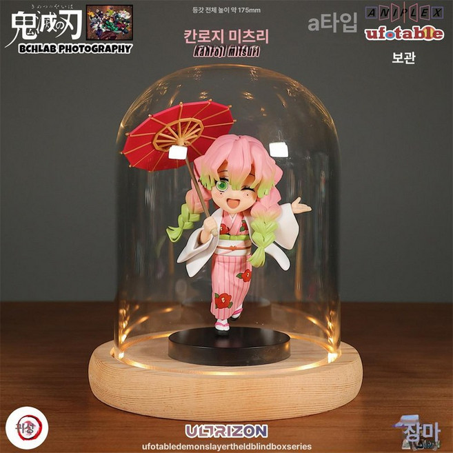 귀멸의 칼날 귀칼 네즈코 피규어 프리미엄 GK 애니 캐릭터 인테리어 장식, 조명갓 A 칸로지 미츠리, 1개