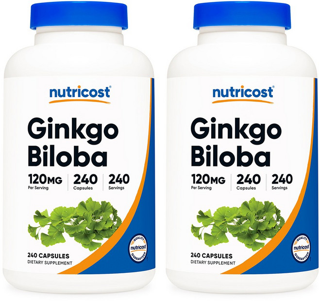 뉴트리코스트 징코 빌로바 120mg 240캡슐 2개, 240정