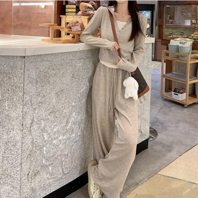 베르슈어 여성 후드 트레이닝 상하의 세트