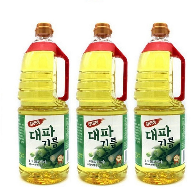 참미정 대파기름1.8L 3개, 1.8L