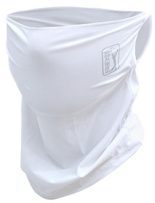 [PGA TOUR]골프 남녀공용 자외선 UV 차단 쿨링 마스크 필드용품 PGA 남녀 공용 쿨, 화이트